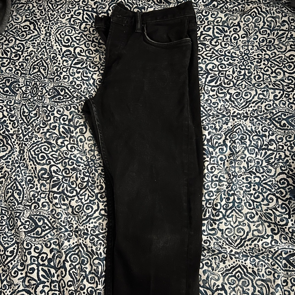 All Saints Black Slim Straight Jeans